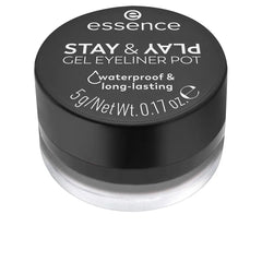 ESSENCE-STAY PLAY Gel Delineador em Gel 01 Preto 5g.-DrShampoo - Perfumaria e Cosmética