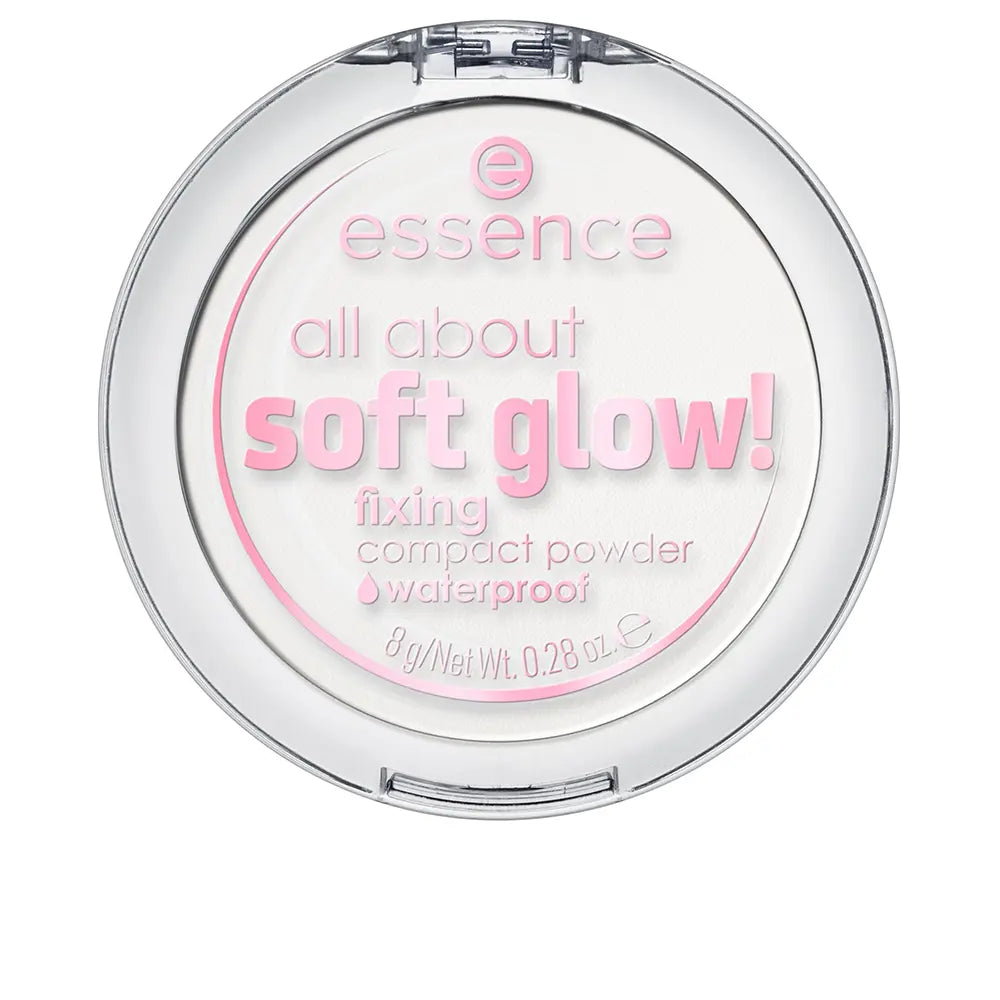 ESSENCE-TUDO SOBRE O BRILHO SUAVE! Pó compacto à prova d'água 8 g.-DrShampoo - Perfumaria e Cosmética