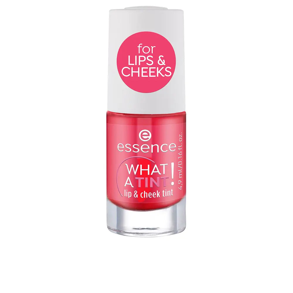 ESSENCE-WHAT A TINT Tinta para Lábios e Bochechas 02 Coral Sunset 49 ml.-DrShampoo - Perfumaria e Cosmética