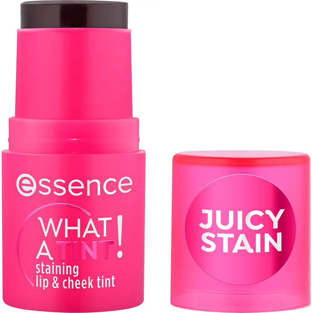 ESSENCE-WHAT A TINT tintura de lábios e bochechas 10 Raspberry Vibes 5 g.-DrShampoo - Perfumaria e Cosmética