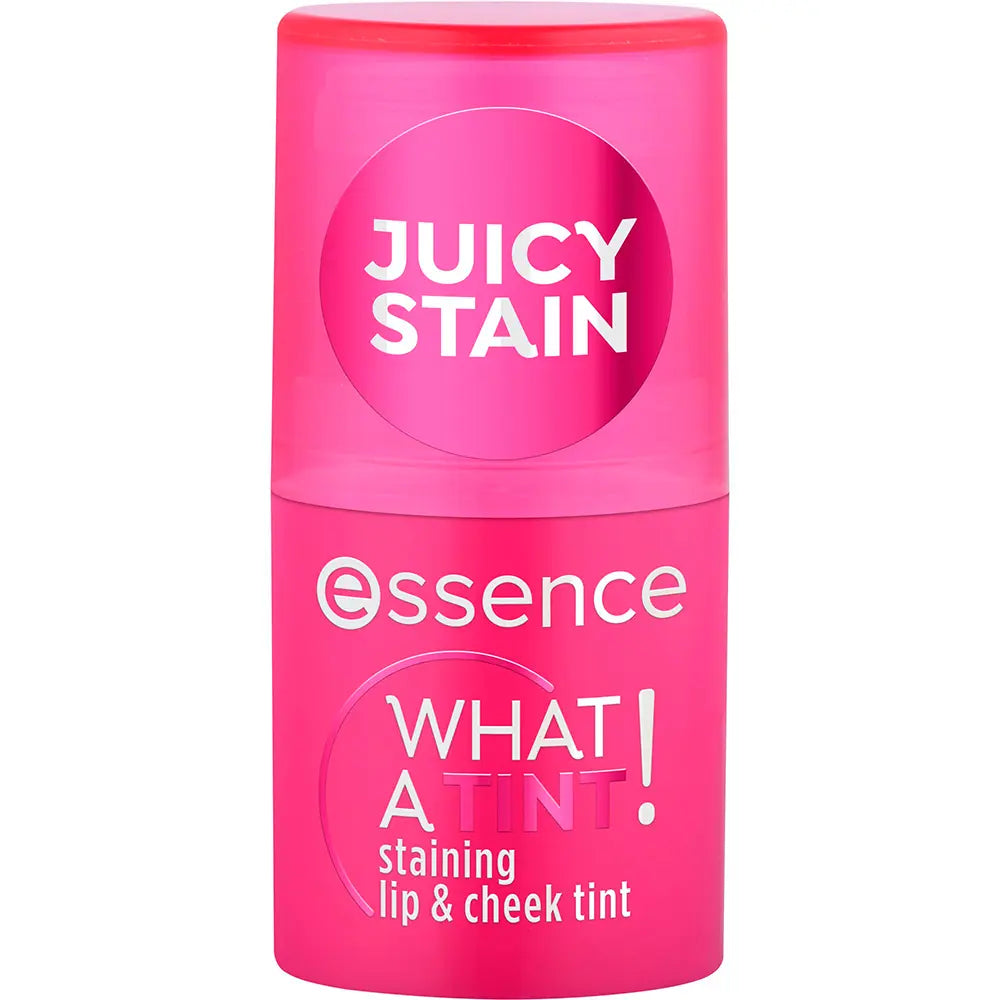 ESSENCE-WHAT A TINT tintura de lábios e bochechas 10 Raspberry Vibes 5 g.-DrShampoo - Perfumaria e Cosmética