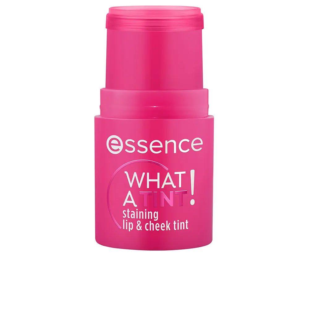 ESSENCE-WHAT A TINT tintura de lábios e bochechas 10 Raspberry Vibes 5 g.-DrShampoo - Perfumaria e Cosmética