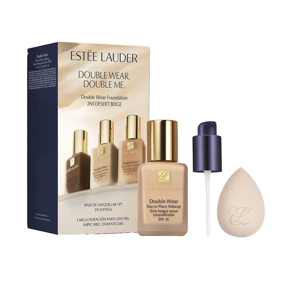 ESTEE LAUDER-BASE DE MAKEUP DOUBLE WEAR Estojo Bege Marfim 3 u.-DrShampoo - Perfumaria e Cosmética