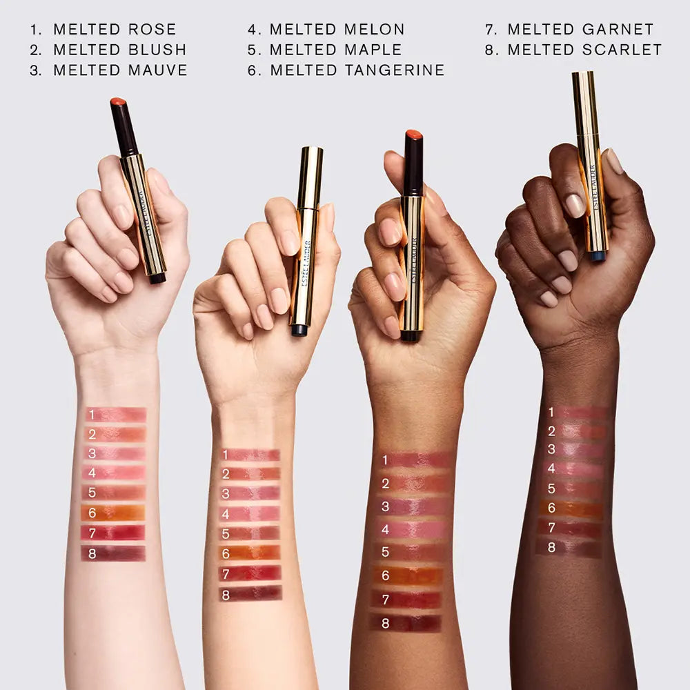 ESTEE LAUDER-BRILHO LABIAL PURE COLOR MELT ON 185 Melted Maple 18 g-DrShampoo - Perfumaria e Cosmética