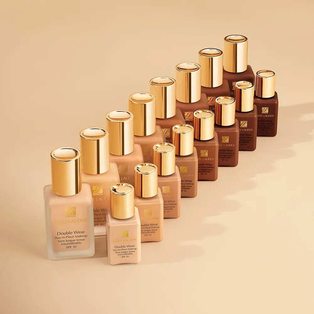 ESTEE LAUDER-FUNDAÇÃO DE LONGA DURAÇÃO DOUBLE WEAR EDIÇÃO LIMITADA COM MAKUP FPS10 3W Tawny 15 ml.-DrShampoo - Perfumaria e Cosmética