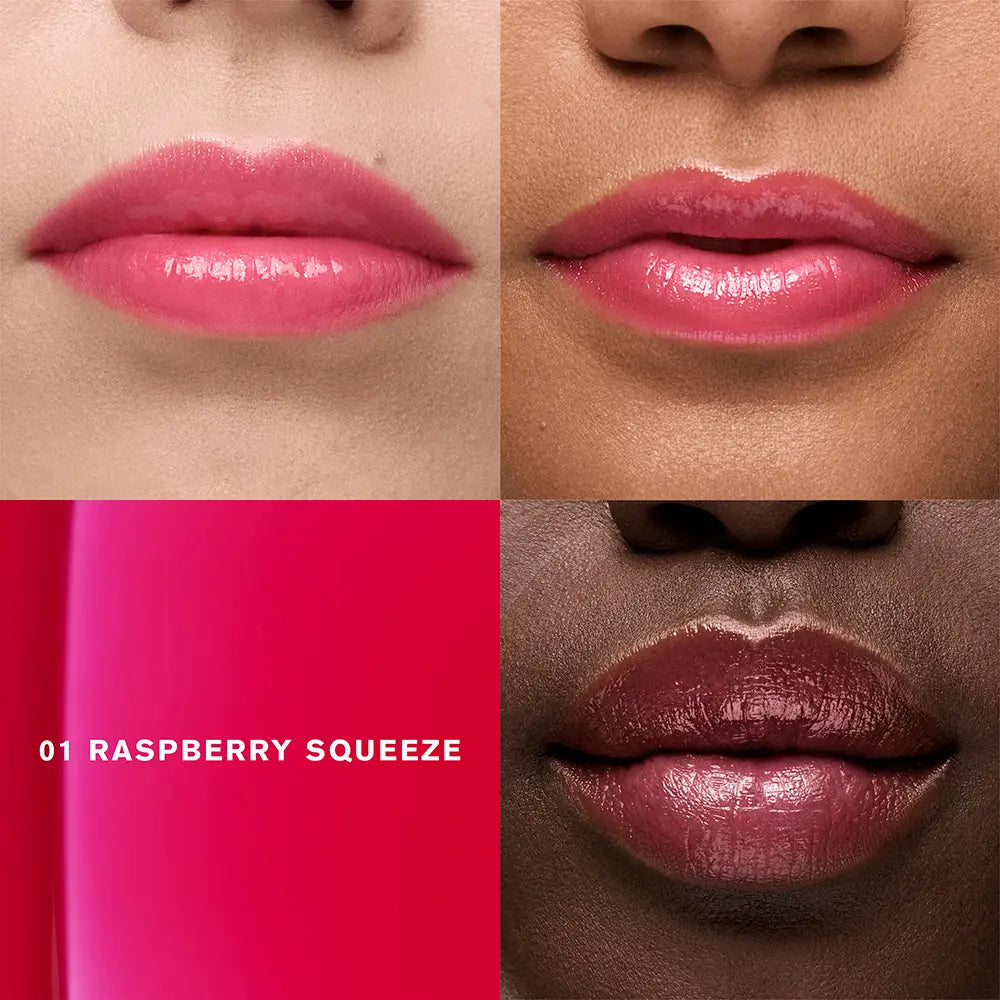 ESTÉE LAUDER-GLOSSY POUT aceite de labios #01-Rasberry Squeeze 6 ml-DrShampoo - Perfumaria e Cosmética