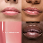ESTÉE LAUDER-GLOSSY POUT aceite de labios #02-Strawberry Milk 6 ml-DrShampoo - Perfumaria e Cosmética