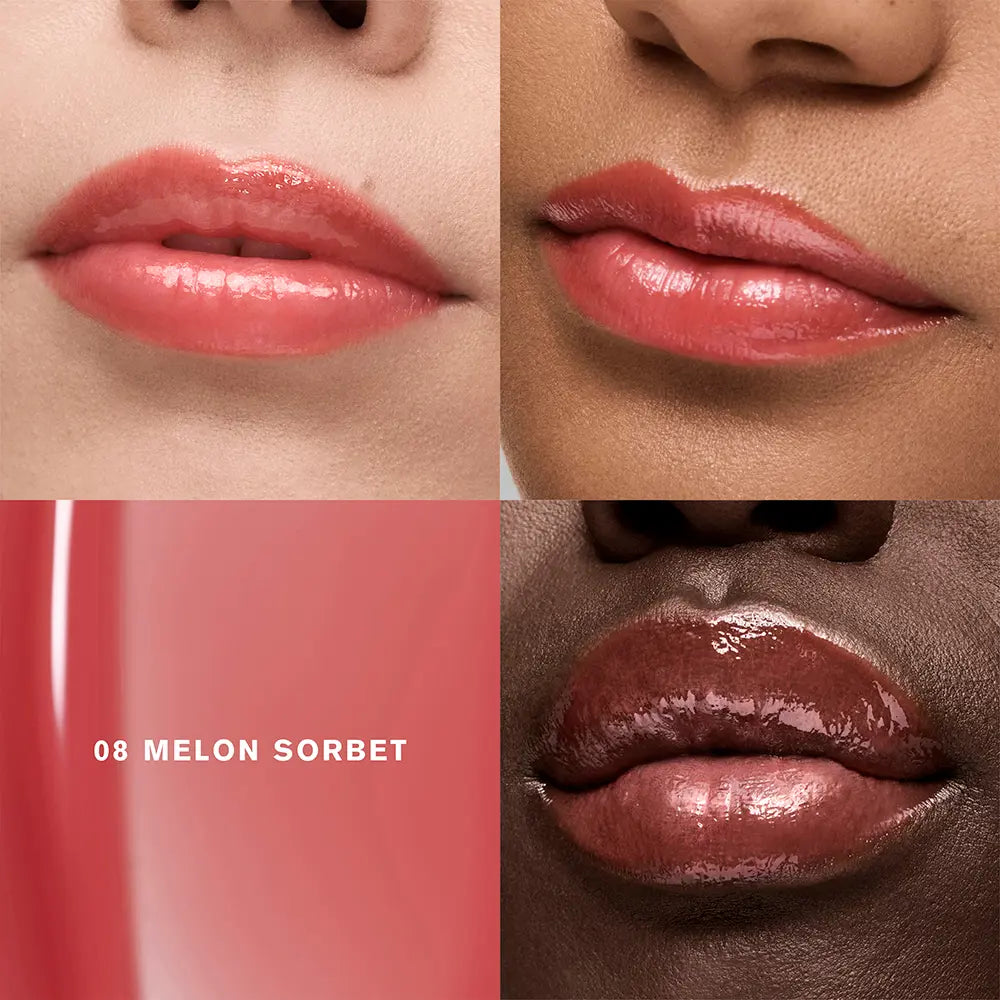 ESTÉE LAUDER-GLOSSY POUT aceite de labios #08-Melon Sorbet 6 ml-DrShampoo - Perfumaria e Cosmética