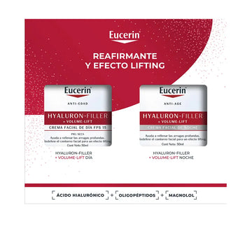 EUCERIN-CONJUNTO DE DIA PARA PELE SECA HYALURON FILLER + VOLUME-LIFT 2 pcs.-DrShampoo - Perfumaria e Cosmética Main image
