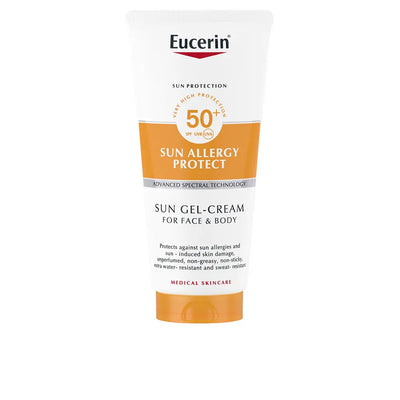 EUCERIN-CREME GEL PROTETOR PARA ALERGIA SOLAR FPS50+ 200 ml-DrShampoo - Perfumaria e Cosmética