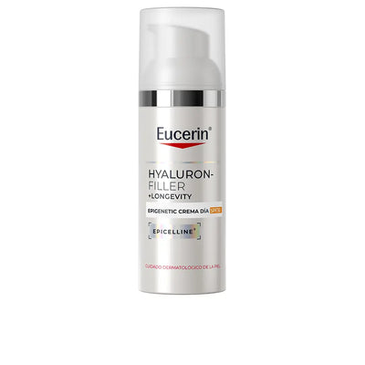 EUCERIN-Creme de dia epigenético HYALURON-FILLER +LONGEVITY FPS 30 50 ml-DrShampoo - Perfumaria e Cosmética