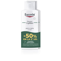 EUCERIN-DERMO CAPILLAIRE shampoo anti-caspa embalagem de 2 x 250 ml.-DrShampoo - Perfumaria e Cosmética