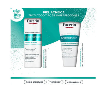 EUCERIN-DERMOPURE CLINICAL ESTOJO TRIPLA AÇÃO 2 UNIDADES-DrShampoo - Perfumaria e Cosmética Imagen principal del producto