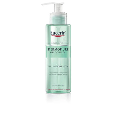 EUCERIN-DERMOPURE gel de limpeza facial oil control 200 ml-DrShampoo - Perfumaria e Cosmética