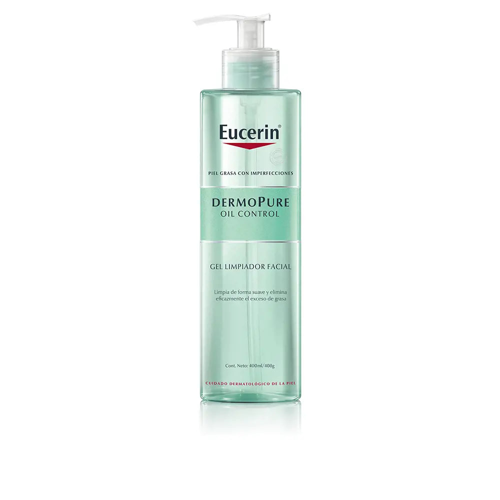 EUCERIN-DERMOPURE gel de limpeza facial oil control 400 ml-DrShampoo - Perfumaria e Cosmética