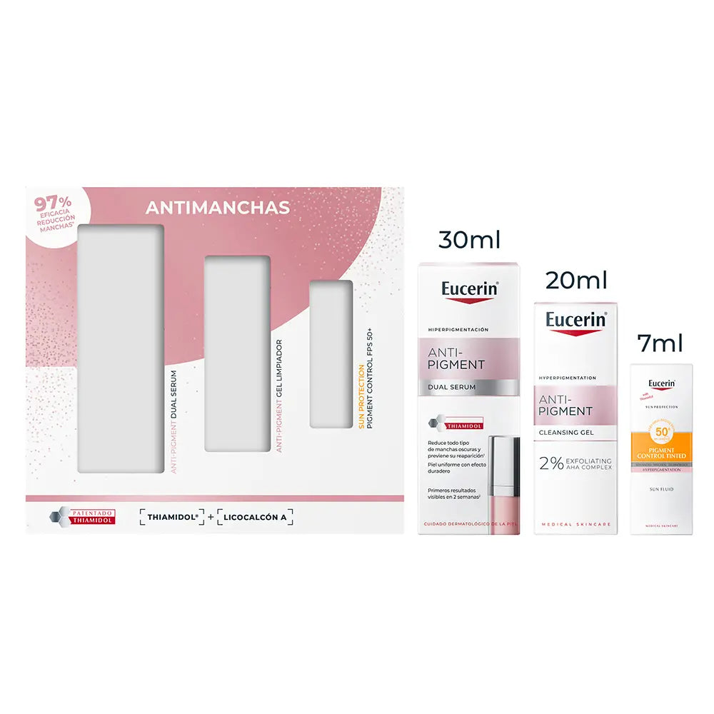 EUCERIN-ESTOJO DE SÉRUM DUPLO ANTI-PIGMENTO 3 UNIDADES-DrShampoo - Perfumaria e Cosmética