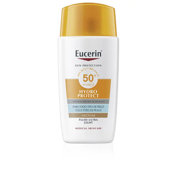 EUCERIN-FLUIDO TINTADO PROTEÇÃO SOLAR HYDRO PROTECT SPF50 Médio 50 ml.-DrShampoo - Perfumaria e Cosmética Imagen principal del producto
