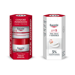 EUCERIN-PH5 creme para pele sensível embalagem 2 x 75 ml.-DrShampoo - Perfumaria e Cosmética