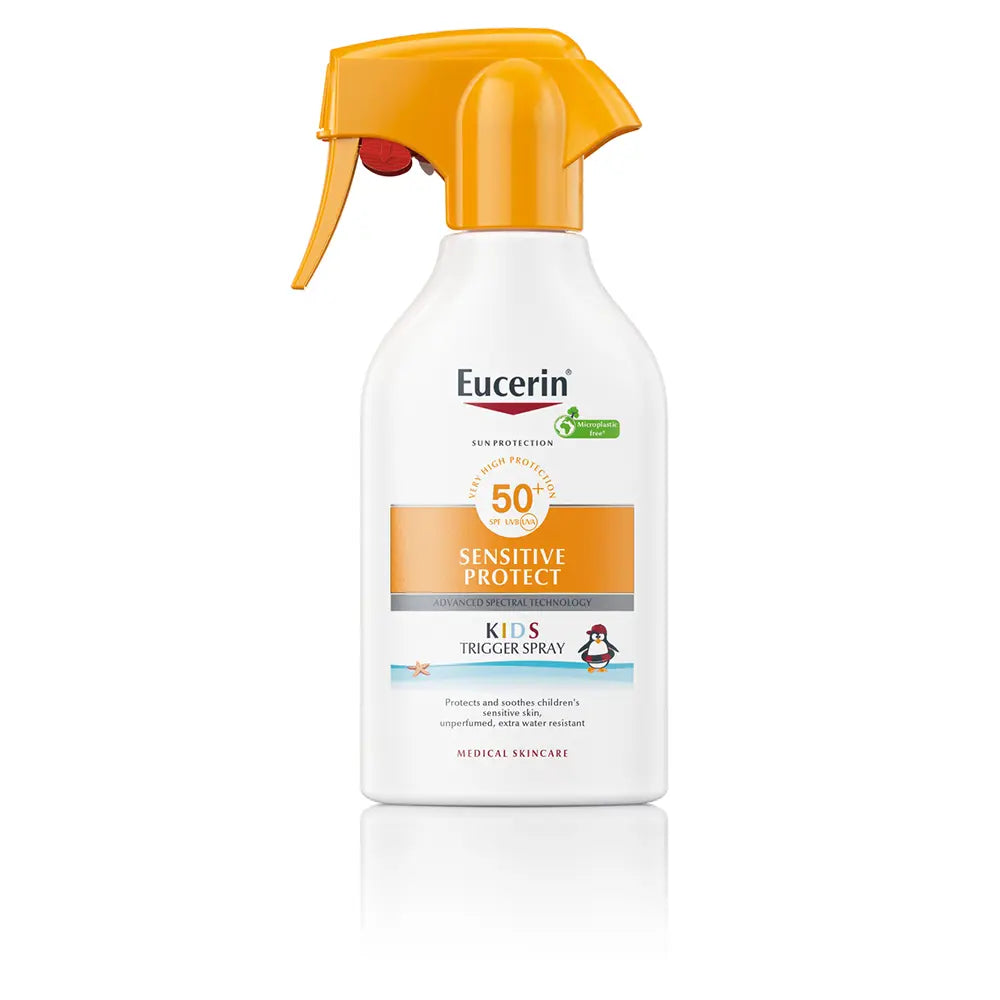 EUCERIN-PROTEÇÃO SOLAR SUN SENSITIVE KIDS spray gun SPF50 250 ml-DrShampoo - Perfumaria e Cosmética