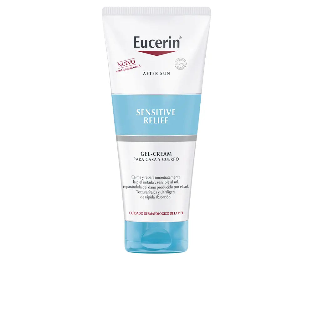 EUCERIN-PROTEÇÃO SOLAR gel-creme de alívio aftersun sensitivo 200 ml-DrShampoo - Perfumaria e Cosmética