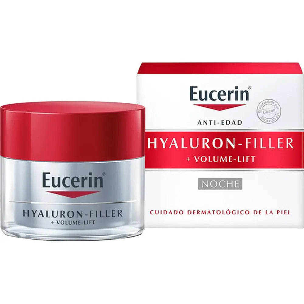 EUCERIN-Preenchedor de Ácido Hialurônico + volume lift noturno 50 ml-DrShampoo - Perfumaria e Cosmética