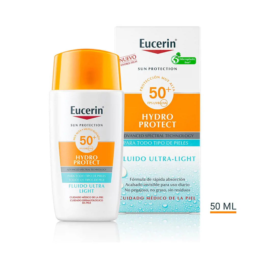 EUCERIN-SENSITIVE PROTECT fluido solar SPF50+ 50 ml-DrShampoo - Perfumaria e Cosmética