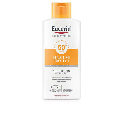 EUCERIN-SENSITIVE PROTECT loção solar extra leve SPF50+ 400 ml-DrShampoo - Perfumaria e Cosmética