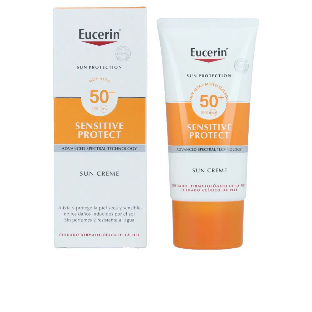 EUCERIN-SENSITIVE PROTECT sun cream dry skin SPF50+ 50 ml-DrShampoo - Perfumaria e Cosmética