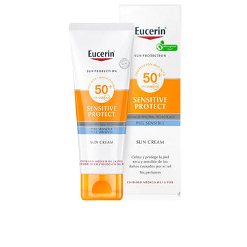 EUCERIN-SENSITIVE PROTECT sun cream dry skin SPF50+ 50 ml-DrShampoo - Perfumaria e Cosmética Main image