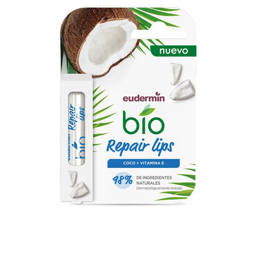 EUDERMIN-Bálsamo labial reparador biológico de coco + vitamina E 4,8 g-DrShampoo - Perfumaria e Cosmética Imagem principal do produto