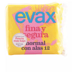 EVAX-Almofadas de asa normais FINA&SEGURA 12 unidades-DrShampoo - Perfumaria e Cosmética