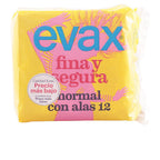 EVAX-Almofadas de asa normais FINA&SEGURA 12 unidades-DrShampoo - Perfumaria e Cosmética