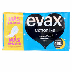 EVAX-Compressas noturnas COTTONLIKE 18 u-DrShampoo - Perfumaria e Cosmética