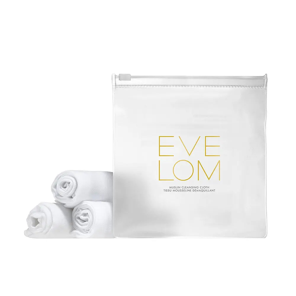 EVE LOM-CLEANSE pano de limpeza de musselina 3 u.-DrShampoo - Perfumaria e Cosmética