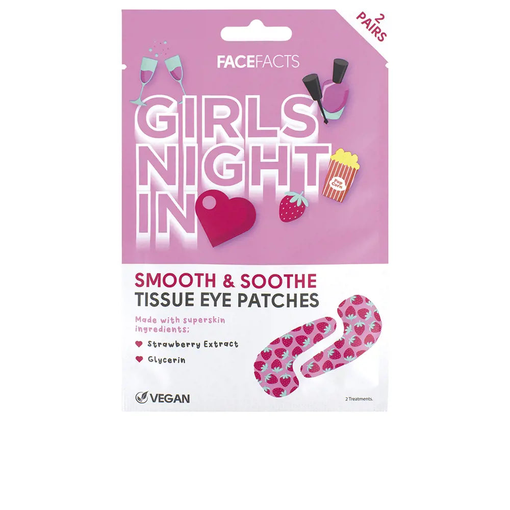 FACE FACTS-GIRLS NIGHT IN tapa-olhos de tecido 2 unidades-DrShampoo - Perfumaria e Cosmética