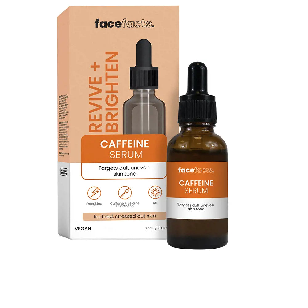 FACE FACTS-REVIVE+ BRIGHTEN sérum de cafeína 30 ml-DrShampoo - Perfumaria e Cosmética