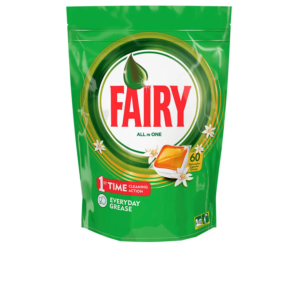 FAIRY-FAIRY ALL IN 1 LARANJA laváveis 60 cápsulas-DrShampoo - Perfumaria e Cosmética