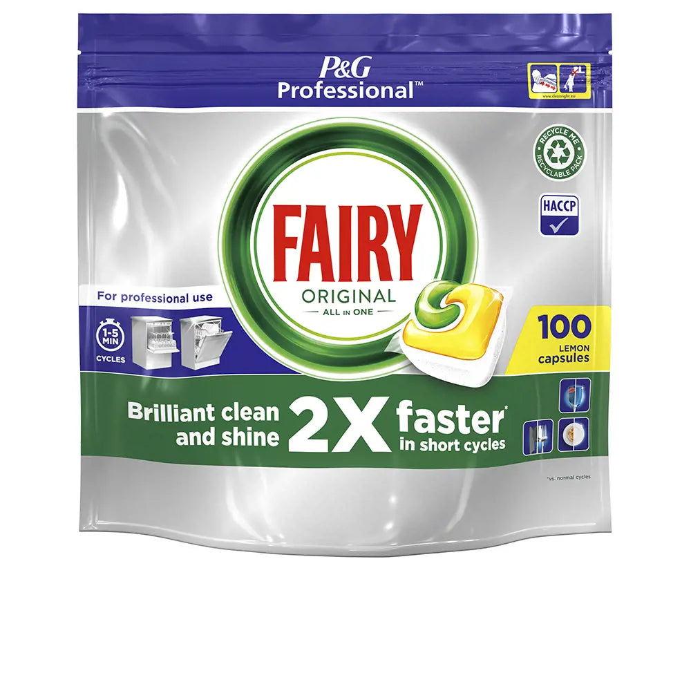 FAIRY-FAIRY ALL IN 1 LEMON wash 100 cápsulas-DrShampoo - Perfumaria e Cosmética