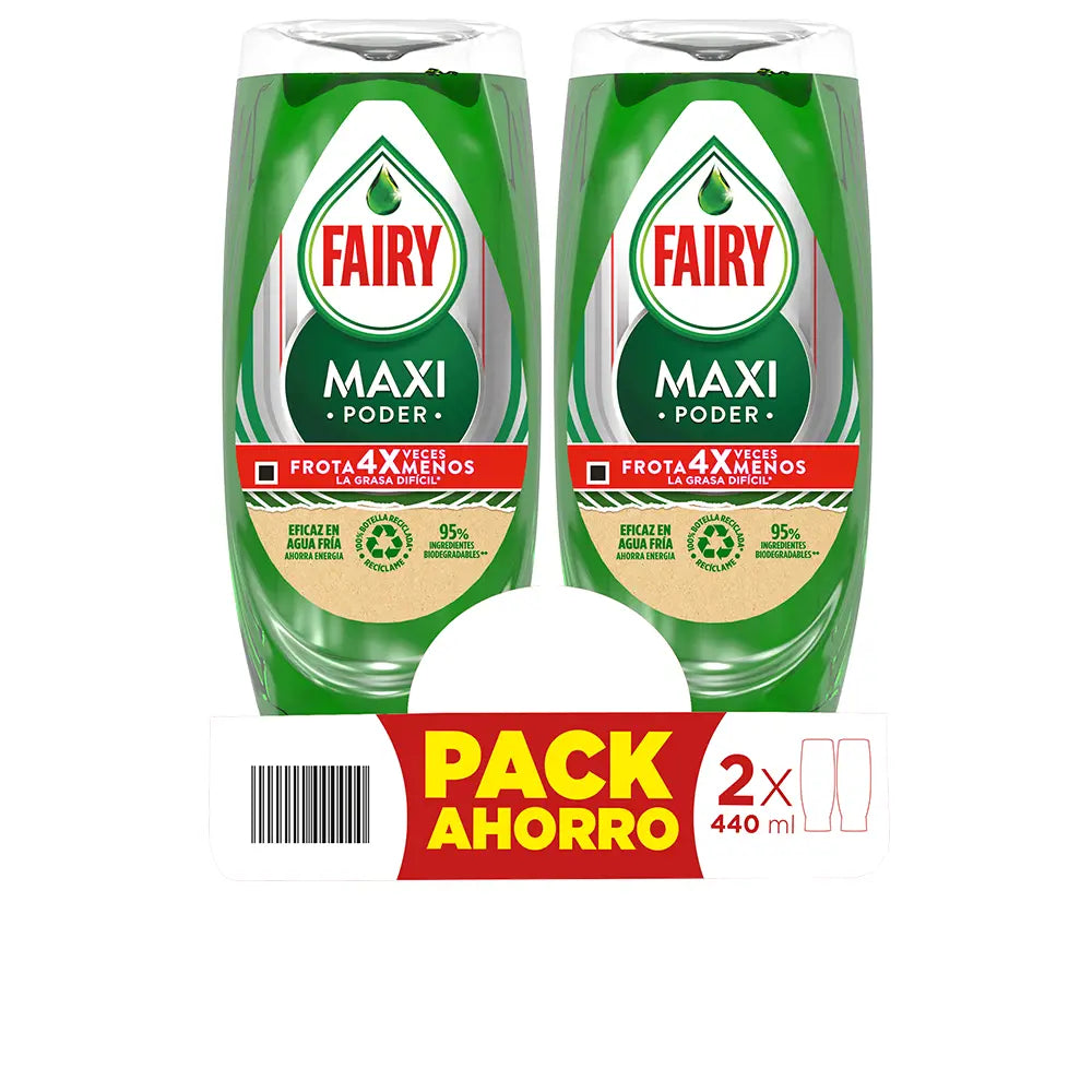 FAIRY-MÁQUINA DE LAVAR CONCENTRADO LOUÇA FAIRY MAXI LOTE 2 x 440 ml-DrShampoo - Perfumaria e Cosmética