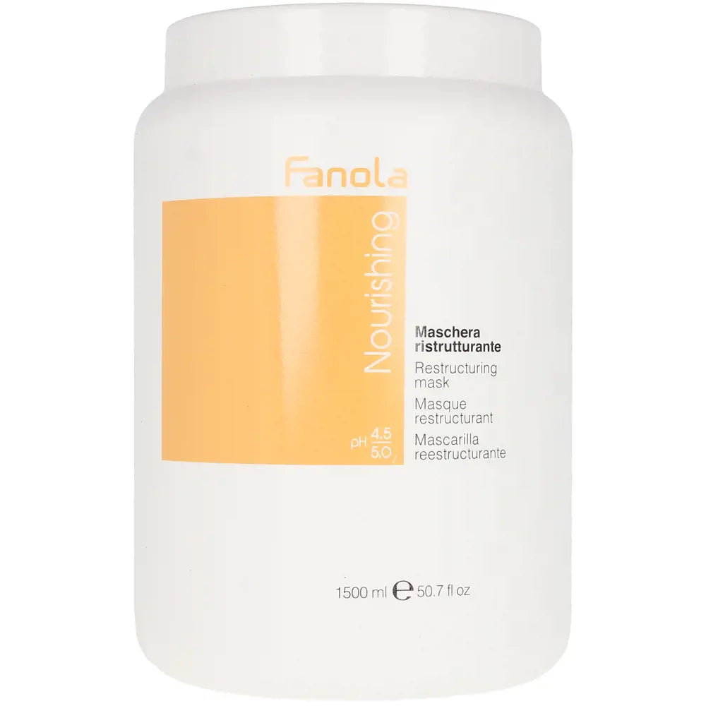 FANOLA-MÁSCARA DE REESTRUTURAÇÃO NUTRI CARE 1500 ml-DrShampoo - Perfumaria e Cosmética