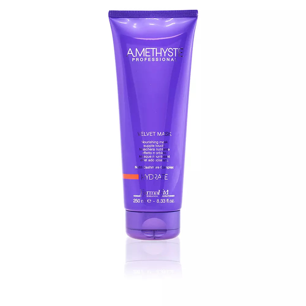 FARMAVITA-AMETHYSTE máscara de veludo hidratante 250 ml-DrShampoo - Perfumaria e Cosmética