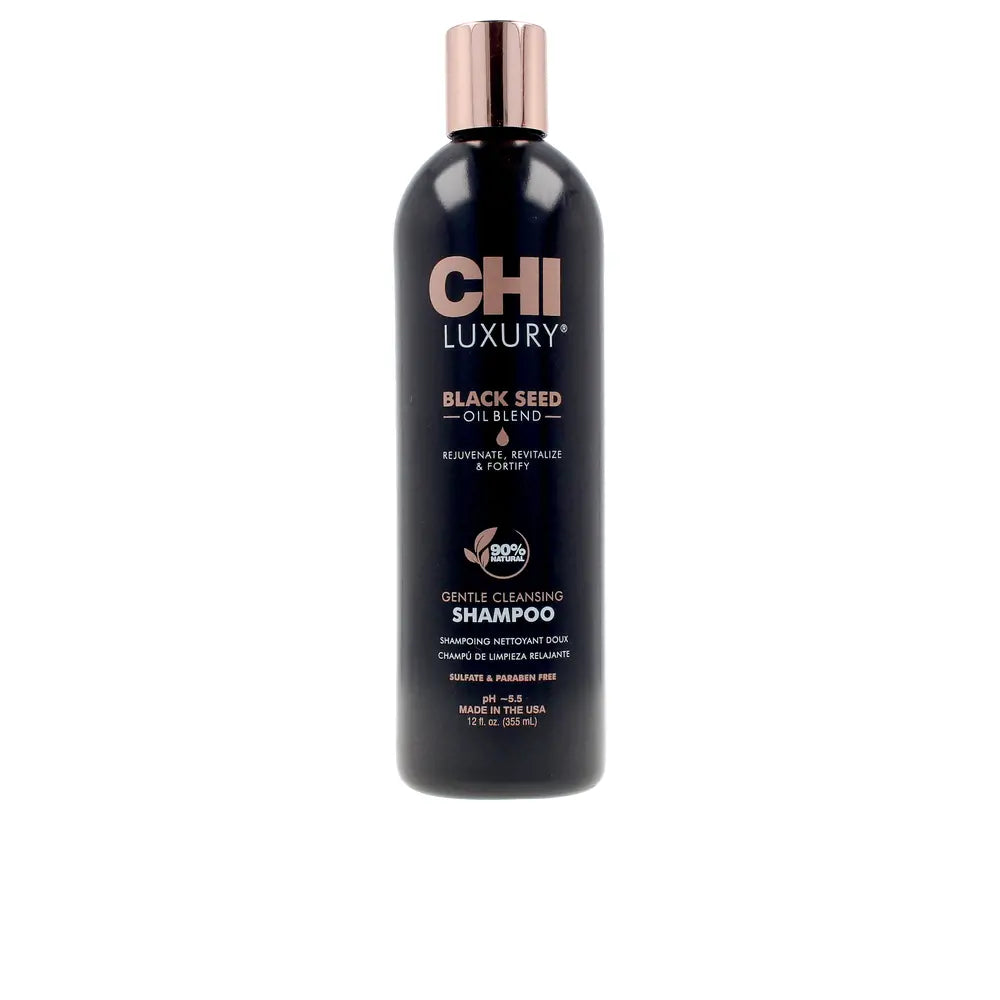 FAROUK-CHI LUXURY BLACK SEED OIL shampoo de limpeza suave 355 ml-DrShampoo - Perfumaria e Cosmética