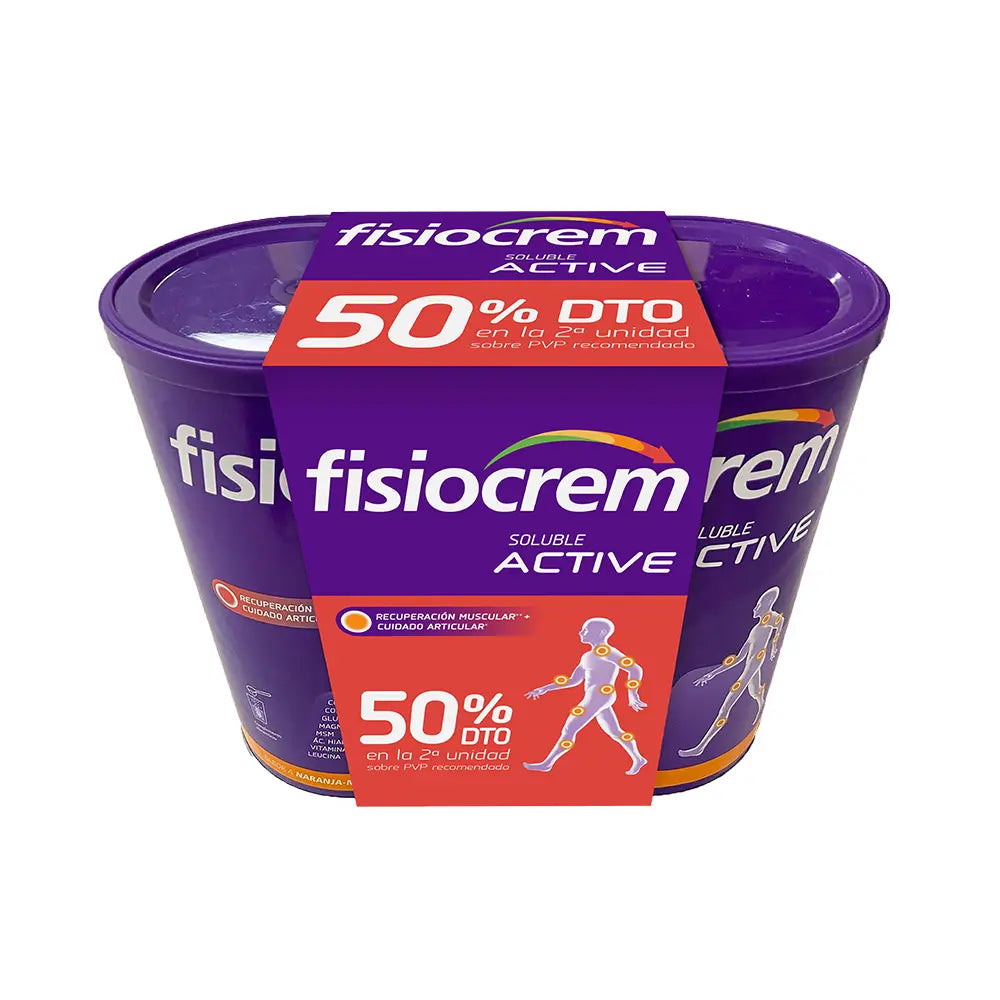 FISIOCREM-Pacote FISIOCREM SPORT para articulações e músculos 2 x 480 g.-DrShampoo - Perfumaria e Cosmética