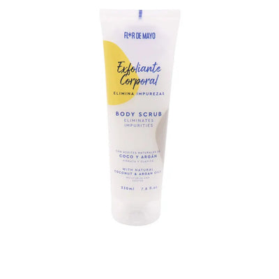 FLOR DE MAYO-ESFOLIANTE CORPORAL de argan e coco 230 ml-DrShampoo - Perfumaria e Cosmética