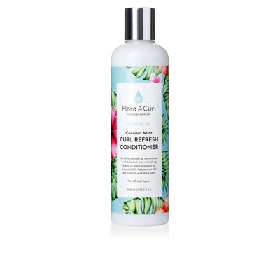 FLORA AND CURL-Condicionador refrescante SOOTHE ME Coconut Mint Curls 300 ml-DrShampoo - Perfumaria e Cosmética