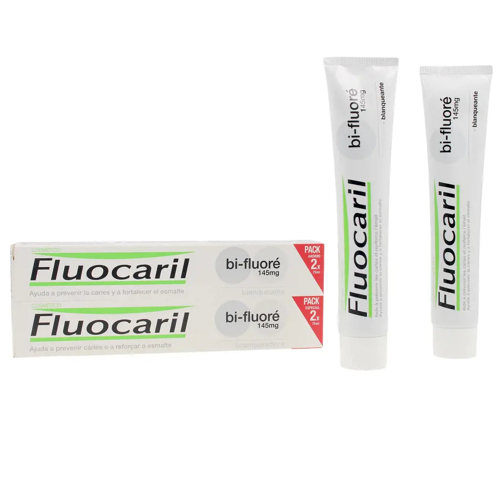 FLUOCARIL-BI-FLUORÉ 145mg creme dental branqueador 2 x 75 ml-DrShampoo - Perfumaria e Cosmética