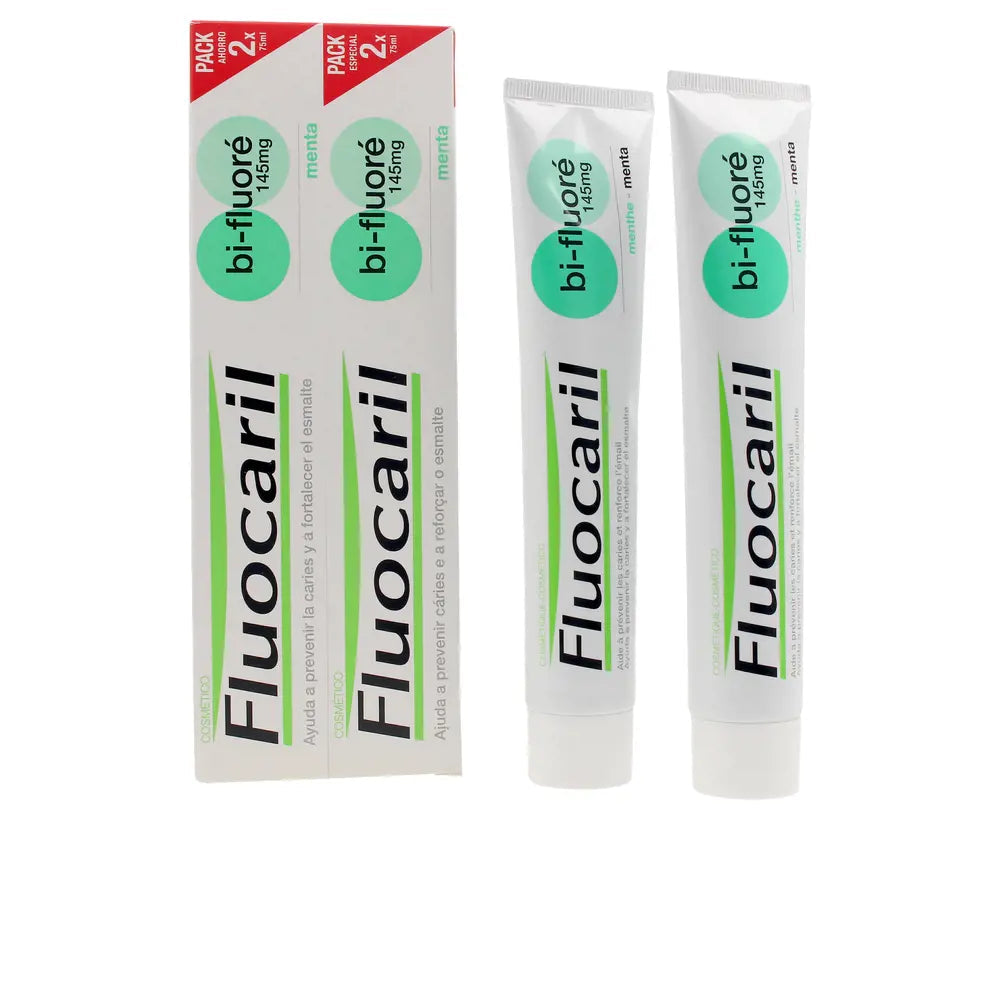 FLUOCARIL-BI-FLUORÉ 145mg creme dental menta 2 x 75 ml-DrShampoo - Perfumaria e Cosmética Image principale du produit