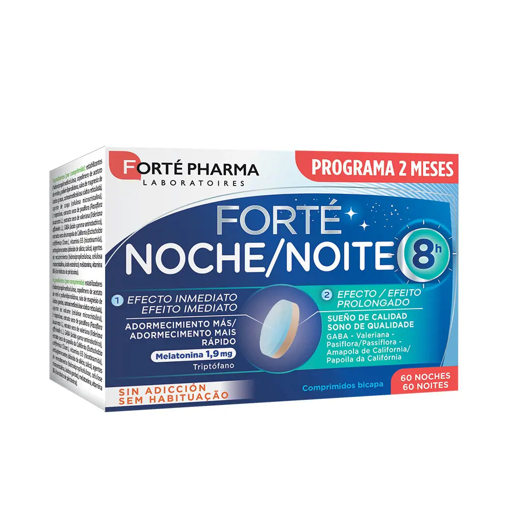 FORTÉ PHARMA-FORTÉ NIGHT 8 H entorpecimento mais rápido 60 comprimidos.-DrShampoo - Perfumaria e Cosmética