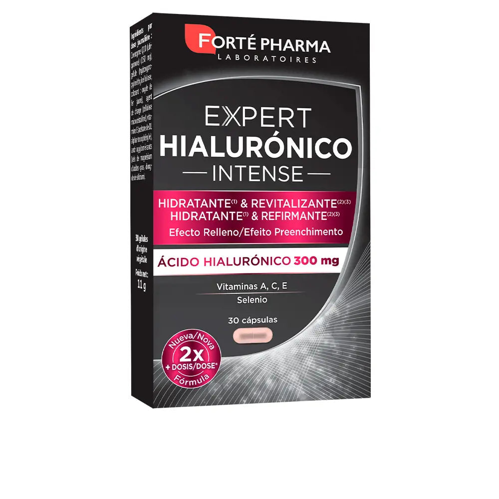 FORTÉ PHARMA-HYALURONIC EXPERT INTENSE hidratante e revitalizante 30 cápsulas-DrShampoo - Perfumaria e Cosmética