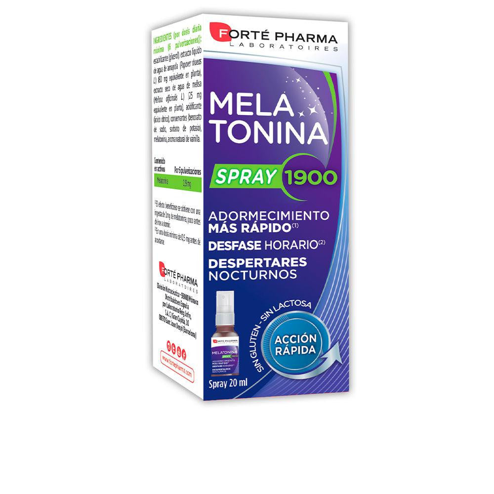 FORTÉ PHARMA-MELATONINA spray 1900 adormecimiento más rápido 20 ml-DrShampoo - Perfumaria e Cosmética